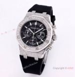 Iced Out Audemars Piguet Lady watches Black Version for sale